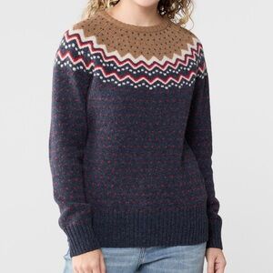 Women's Fjallraven Ovik Knit Wool Sweater Medium